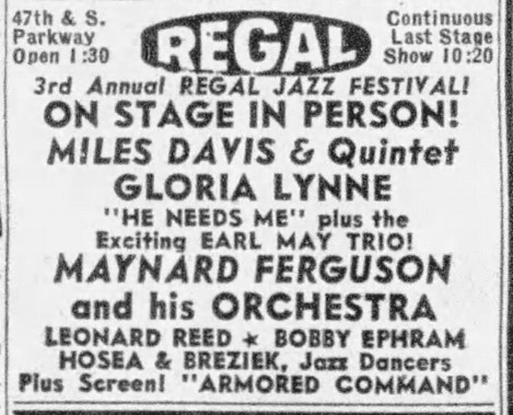 Regal Theater advertisement