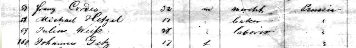 1870 passenger list