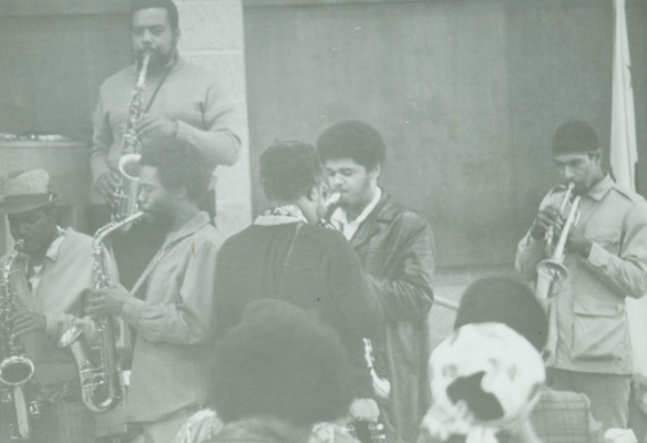 Rahsaan Roland Kirk performing at Horace Tapscott class