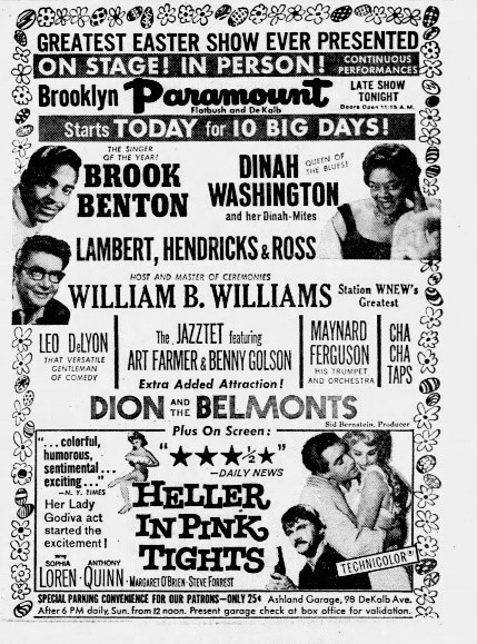 Brooklyn Paramount advertisement