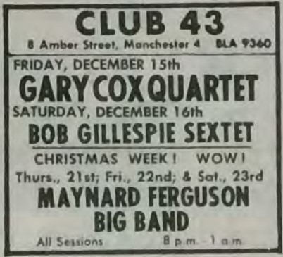 Club 43 advertisement